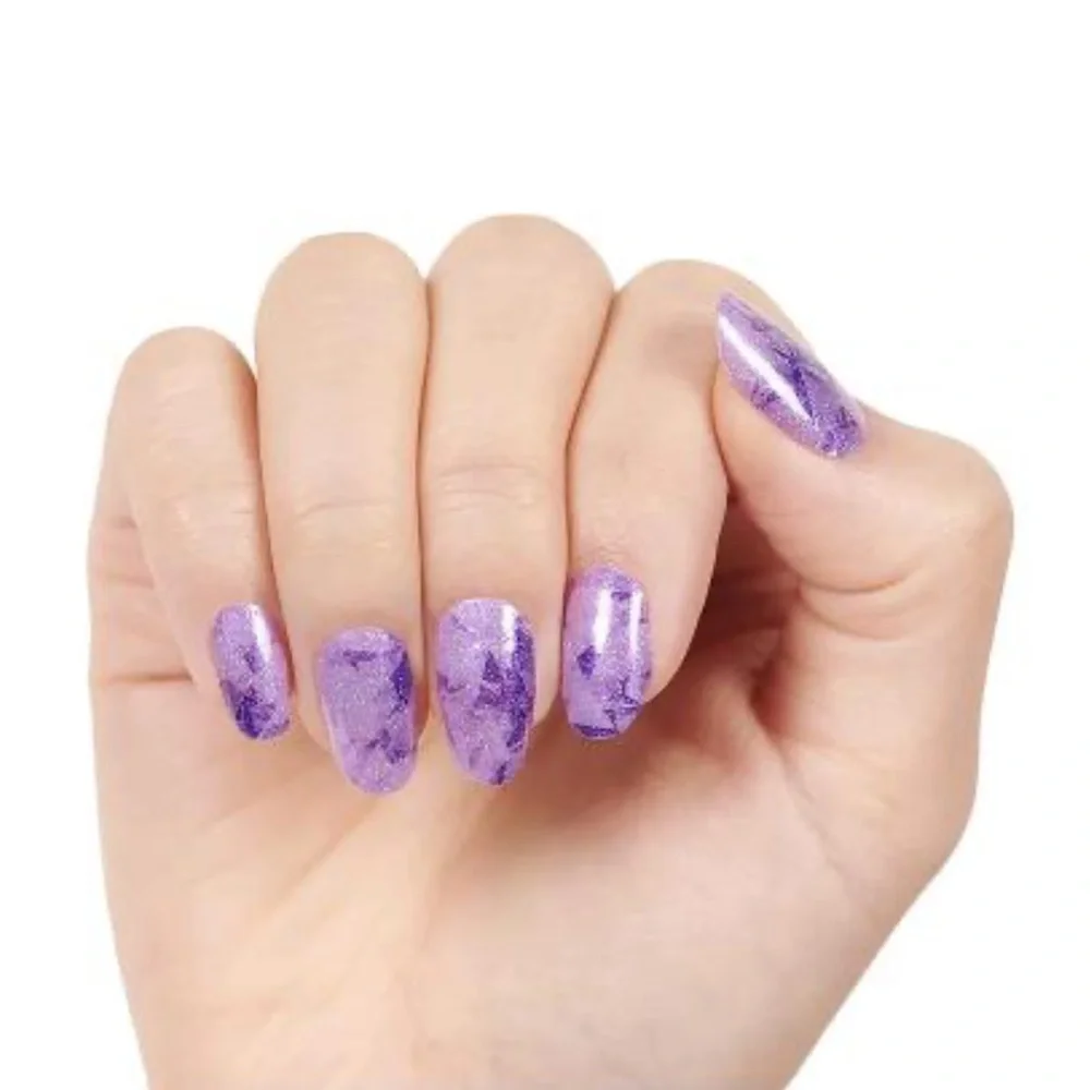 *Retired* Color Street: Out of Quartz | Purple Amethyst Glitter Jewel Stone